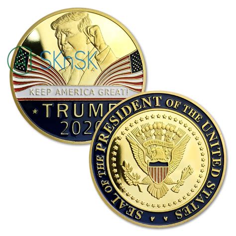 Trump Presidential Challenge Coins Keep America Great United