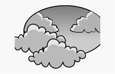 Clip Art Cloudy Day - Cloudy Weather Clipart Black And White, HD Png Download , Transparent Png ...