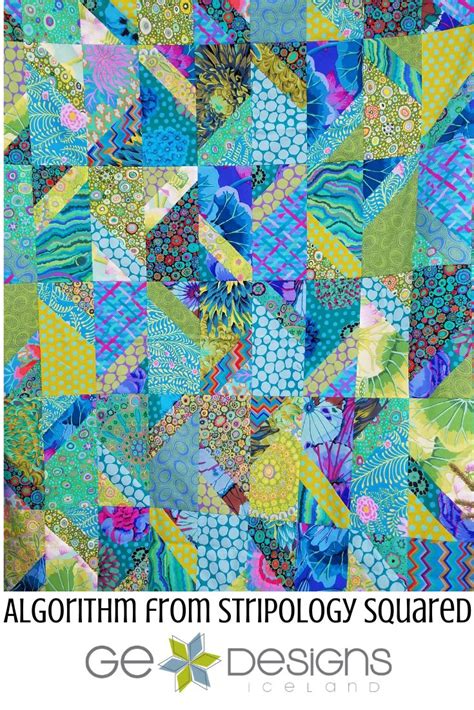 Algorithm Quilt Pattern Turquoise Algorithm Finished Quilt Pattern Ideas