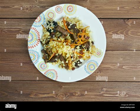 Kabuli Palaw - Afghan rice kabuli pulao Stock Photo - Alamy