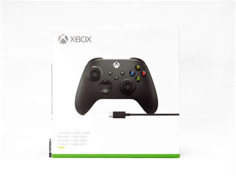 Control Xbox Series S X Carbon Black Cable Type C Xdvideogames