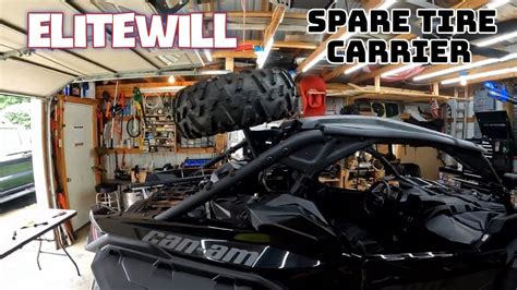 Elitewill Spare Tire Carrier For Can Am Maverick X3 YouTube