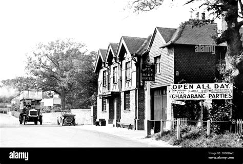 Beare Green The White Hart 1924 Stock Photo Alamy