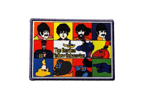 The Beatles - Yellow Submarine Characters Woven Patch