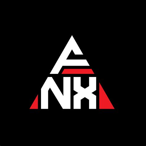 Dise O De Logotipo De Letra Triangular Fnx Con Forma De Tri Ngulo