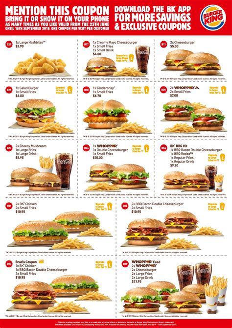 5 Ways to Get Burger King Printable Coupons - Military and Veteran