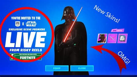 Star Wars X Fortnite Event Youtube