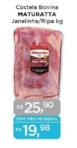 Costela Bovina MATURATTA Janelinha Ripa Kg Oferta Na Supermercados Mundial