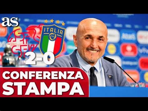 SPALLETTI CONFERENZA STAMPA SVIZZERA 2 Vs ITALIA 0 ITALY EURO 2024