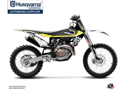 Kit Déco Moto Cross Legend Husqvarna FC 450 Noir Kutvek Kit Graphik