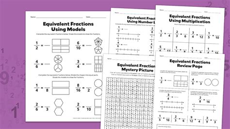 Free Equivalent Fractions Worksheets - Worksheets Library