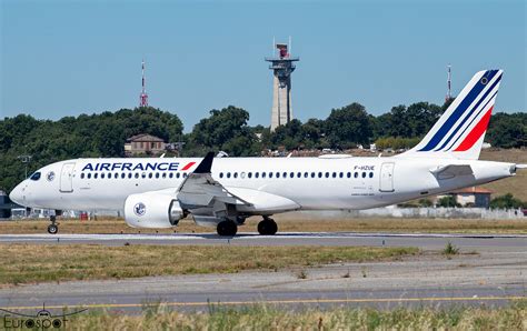 F HZUE Airbus A220 300 Air France Giverny Toulouse Bla Flickr