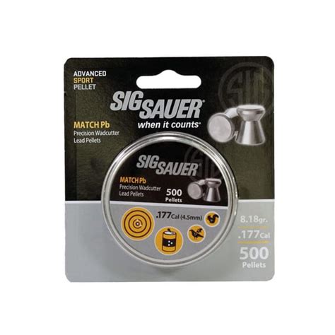 Sig Sauer Match Caliber Lead Pellets Rounds The Sporting