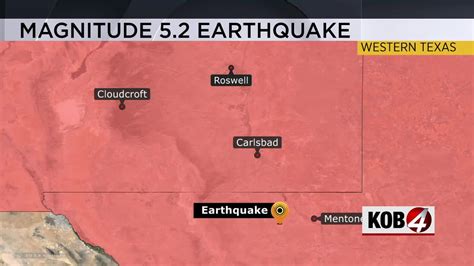 Earthquake sends tremors across southeastern New Mexico - KOB.com