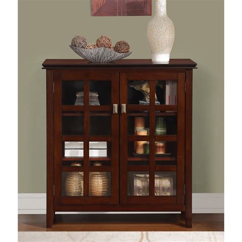 Simpli Home Artisan Medium Storage Cabinet Reviews Wayfair