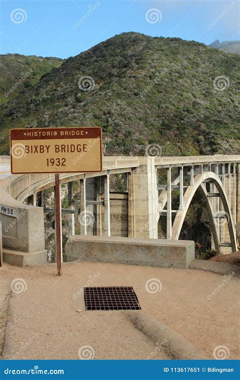 Bixby Creek Bridge editorial photo. Image of beautiful - 113617651