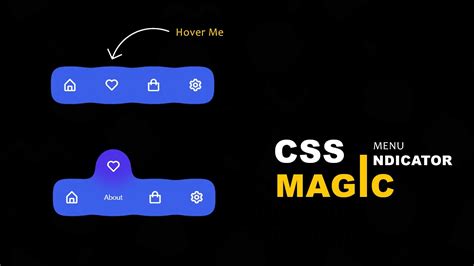 Magic Navigation Menu Indicator Using Html CSS JavaScript YouTube