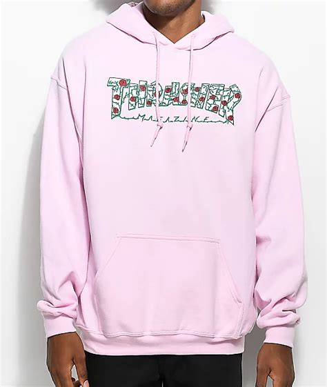 Thrasher Roses Pink Hoodie | Zumiez