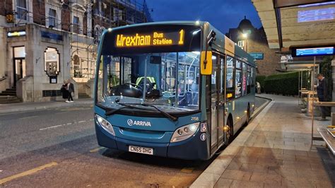 Decent Arriva Buses Wales ADL Enviro 200 2158 CN65DHG Route 1 YouTube