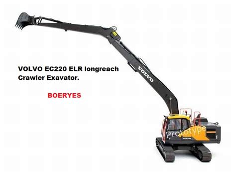 VOLVO EC220ELR LONG REACH CRAWLER EXCAVATOR NU LEVERBAAR