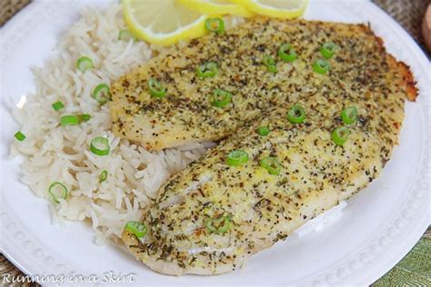 Lemon Pepper Tilapia Oven Baked Running In A Skirt