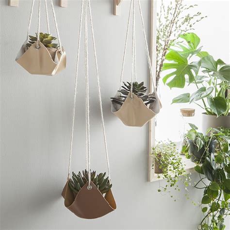 Suspensions Cache Pots En Cuir Diy Plant Hanger Macrame Plant Hanger