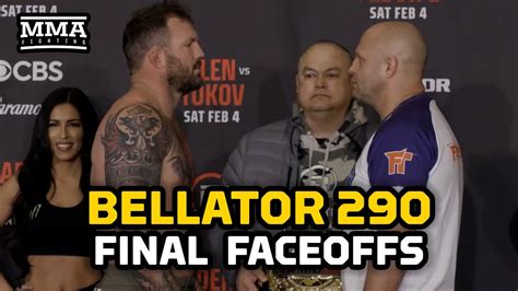 Bellator 290 Faceoffs Fedor Emelianenko S Final Staredown Of Legendary