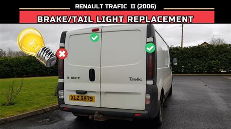 Renault Trafic Rear Light Cluster