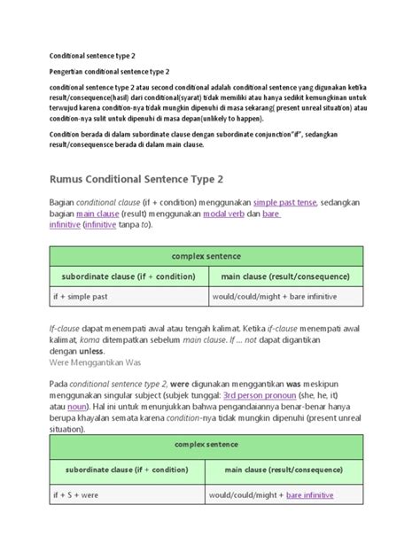 conditional sentence type