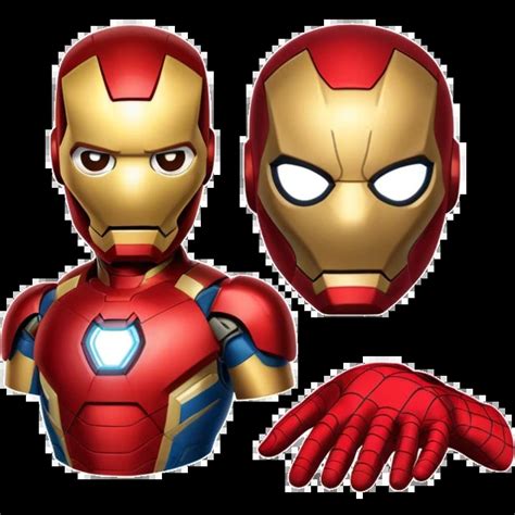 iron man spider man face emoji ai emoji generator
