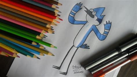 Como Desenhar O Mordecai Do Apenas Um Show Passo A Passo Youtube