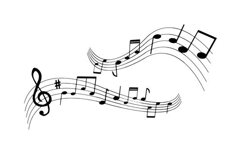silhouette musical note notenschlusse kostenloses stock bild