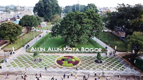 Alun Alun Kota Bogor Foto Tribunnews