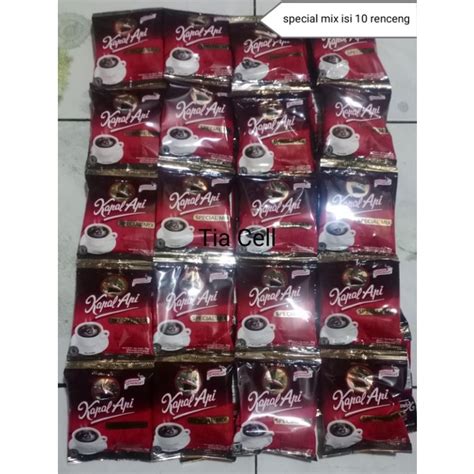 Jual Kopi Kapal Api Special Mix Renceng Isi Saset Shopee Indonesia