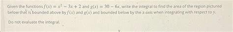 Solved Given The Functions Fxx2 3x2 ﻿and Gx30 6x