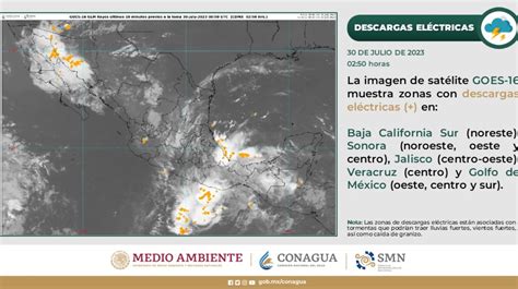 Clima 30 De Julio Lluvias Intensas En Michoacán Guerrero Veracruz