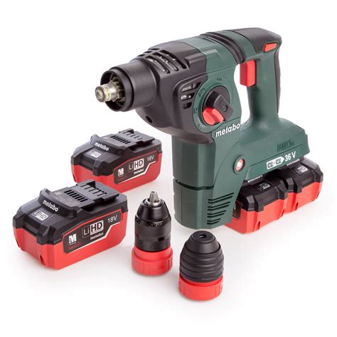 Toolstop Metabo KHA36 18LTX32 36V Cordless SDS Plus Combination Hammer