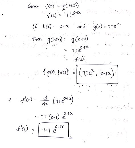 [solved] For The Composite Function Identify An Inside Function And An Course Hero