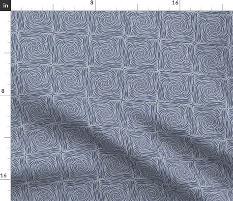 Starrynightsky Blue Gray Spoonflower