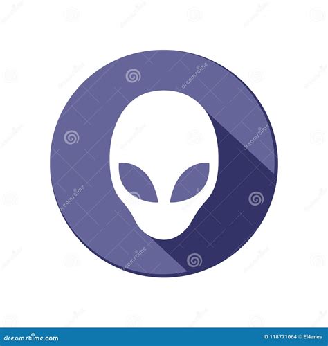 Alien Logo Vector Illustration Stock Vector Illustration Of Isolated