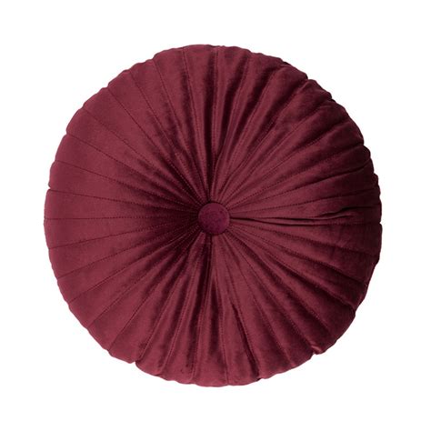 Pleated Round Throw Pillow Home Decorative Pumpkin Velvet Cushion