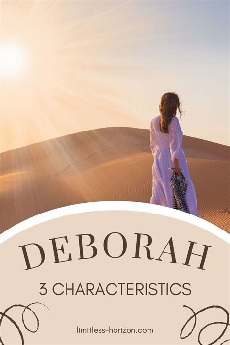 3 Characteristics Of Deborah In The Bible Artofit