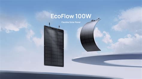 Ecoflow 100W Flexible Solar Panel Overland Teardrop Trailer