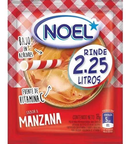 Pack X 216 Unid Jugo Manzana 18 Gr Noel Jugos En Polvo MercadoLibre