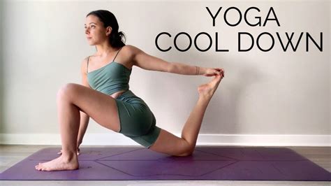 Min Yoga Cool Down Full Body Post Workout Stretch Flow Youtube