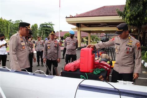 Siaga Bencana Kapolres Cek Kelengkapan Sarana Dan Prasarana Sar