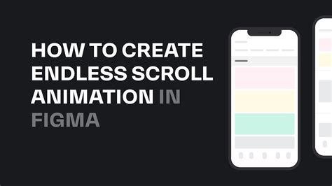 How To Create Endless Scroll Animation In Figma Prototype Youtube