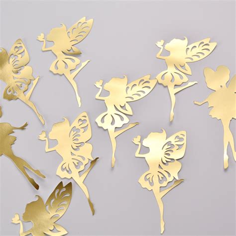 Gold Fairy Decoration Fairy Wall Stickers Fairy Baby Room Etsy