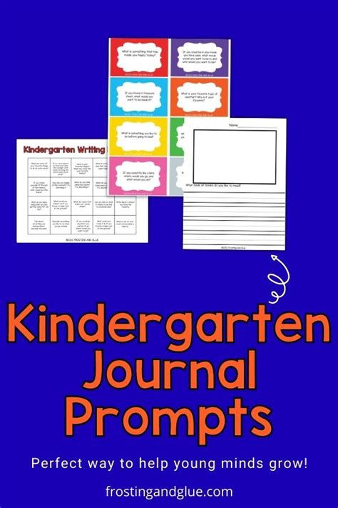 60 Fantastic Kindergarten Writing Prompts - Frosting and Glue Easy ...