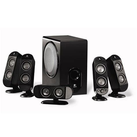 Logitech X 530 5 1 Surround Sound Speaker System Computer Accessories Logitech Home Theater